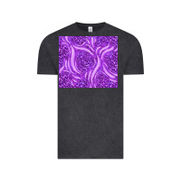 Vintage Black purple glitter with leopard pattern Vintage Tee - TumblerDesignByShophia