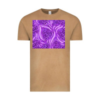 Vintage Camel purple glitter with leopard pattern Vintage Tee - TumblerDesignByShophia