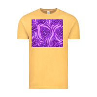 Vintage Mustard purple glitter with leopard pattern Vintage Tee - TumblerDesignByShophia
