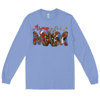 Colony Blue Christmas army mom mother's day Long Sleeve Tee - HowdyJamesFarm