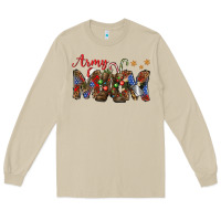 Christmas Army Mom Mother's Day Long Sleeve Tee | Teevron