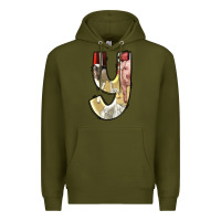 Army Green farm life alphabet lowercase letters y Premium Hoodie - BundleAndBundleShop