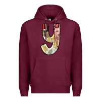 Burgundy farm life alphabet lowercase letters y Premium Hoodie - BundleAndBundleShop
