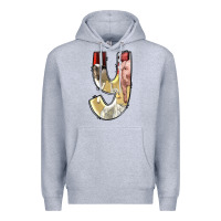 Heather Grey farm life alphabet lowercase letters y Premium Hoodie - BundleAndBundleShop