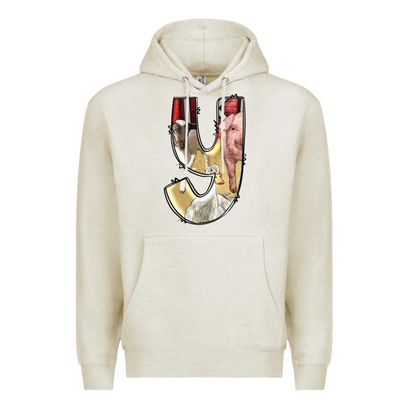 Farm Life Alphabet Lowercase Letters Y Premium Hoodie by BundleAndBundleShop | Teevron
