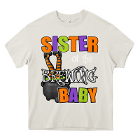 Cream sister of brewing baby halloween theme baby shower spooky t shirt Heavy Core Tee - minhPixels