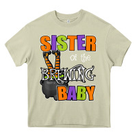 Sister Of Brewing Baby Halloween Theme Baby Shower Spooky T Shirt Heavy Core Tee | Teevron