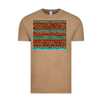Vintage Coffee tooled leather and aztec Vintage Tee - TumblerDesignByShophia