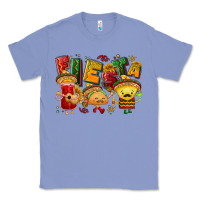 Colony Blue Fiesta with taco, nacho, souce Classic Tee - NancyCooperArtShop
