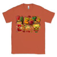 Copper Fiesta with taco, nacho, souce Classic Tee - NancyCooperArtShop