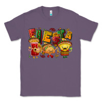 Lavender Fiesta with taco, nacho, souce Classic Tee - NancyCooperArtShop