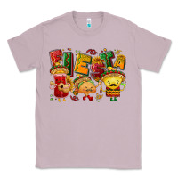 Lilac Fiesta with taco, nacho, souce Classic Tee - NancyCooperArtShop