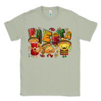 Matcha Fiesta with taco, nacho, souce Classic Tee - NancyCooperArtShop