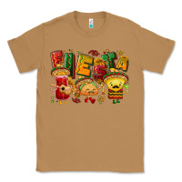 Toasted Coconut Fiesta with taco, nacho, souce Classic Tee - NancyCooperArtShop