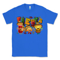 True Royal Fiesta with taco, nacho, souce Classic Tee - NancyCooperArtShop