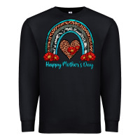 Black happy mother's day rainbow Premium Sweatshirt - Artiststas