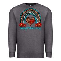 Charcoal Heather happy mother's day rainbow Premium Sweatshirt - Artiststas