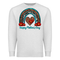 Oatmeal Heather happy mother's day rainbow Premium Sweatshirt - Artiststas