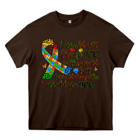 Chocolate Brown autism awareness Heavy Core Tee - Artiststas