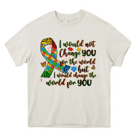 Cream autism awareness Heavy Core Tee - Artiststas