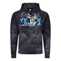 Cloud Black let it snow Vintage Hoodie - CowGirlArtShop