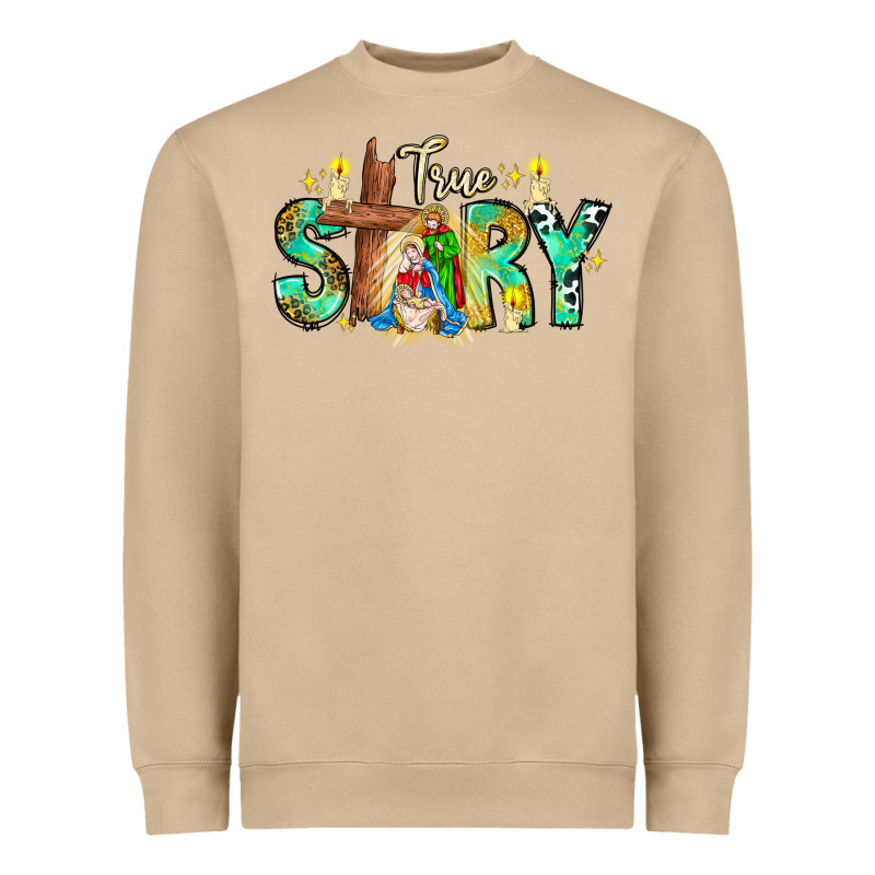 True Story Heavyweight Sweatshirt by CowhideDigitalArt | Teevron