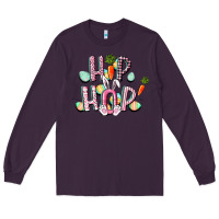 Plum Hip hop Easter Long Sleeve Tee - CowGirlArtShop