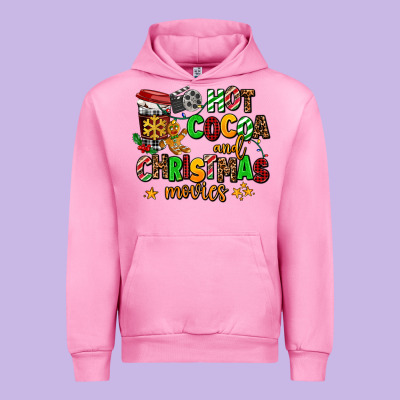Hot Cocoa And Christmas Movies Urban Hoodie Designed By Adodesignshop