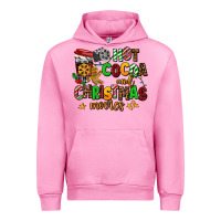 Fuchsia Pink hot cocoa and christmas movies Urban Hoodie - AdoDesignShop