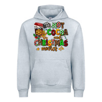 Heather Grey hot cocoa and christmas movies Urban Hoodie - AdoDesignShop