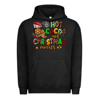 Pigment Black hot cocoa and christmas movies Urban Hoodie - AdoDesignShop