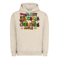Pigment French Oak hot cocoa and christmas movies Urban Hoodie - AdoDesignShop
