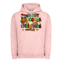 Pigment Salmon hot cocoa and christmas movies Urban Hoodie - AdoDesignShop