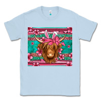Dusty Blue easter longhaired cow Classic Tee - Jasminsmagicworld