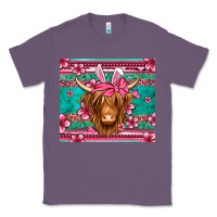 Lavender easter longhaired cow Classic Tee - Jasminsmagicworld