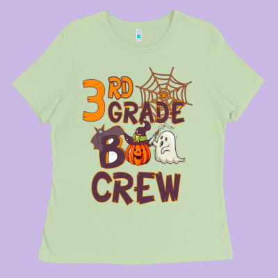 3rd Grade Boo Crew Ladies Tee Designed By Bettercallsaul