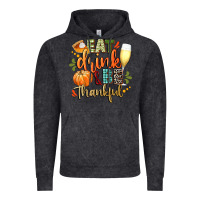 Vintage Black eat drink and be thankful Vintage Hoodie - CowGirlArtShop