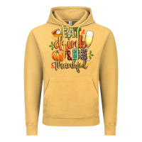 Vintage Mustard eat drink and be thankful Vintage Hoodie - CowGirlArtShop