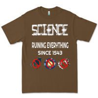 Cacao Science Ruining Everything Since 1543 Aliens Premium Tee - minhPixels