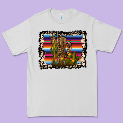 Serape Cactus Premium Tee Designed By Bettercallsaul