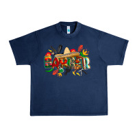 Navy cinco de mayo barber Urban Heavy Tee - CowGirlArtShop