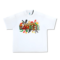 White cinco de mayo barber Urban Heavy Tee - CowGirlArtShop
