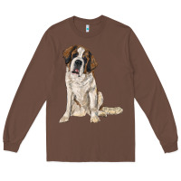 Chestnut saint bernard Long Sleeve Tee - RanaPortraitStore