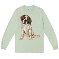 Matcha saint bernard Long Sleeve Tee - RanaPortraitStore