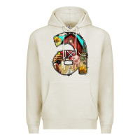 Oatmeal Heather farm life alphabet lowercase letters a Premium Hoodie - BundleAndBundleShop