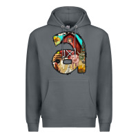 Rock farm life alphabet lowercase letters a Premium Hoodie - BundleAndBundleShop