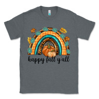 Charcoal Heather Happy Fall Y'all Classic Tee - texasbilliewilder