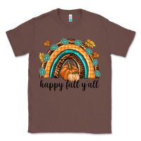 Chestnut Happy Fall Y'all Classic Tee - texasbilliewilder