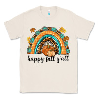 Natural Happy Fall Y'all Classic Tee - texasbilliewilder