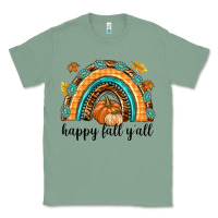 Sage Happy Fall Y'all Classic Tee - texasbilliewilder